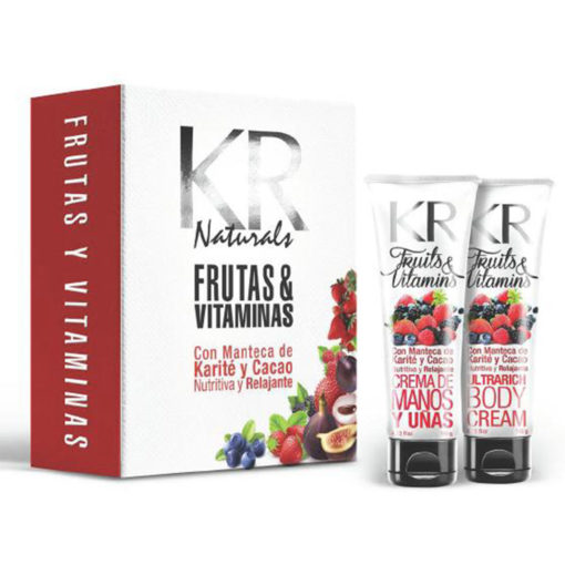 Pack Duo Crema Corporal + Crema para Manos Karina Rabolini Fruits & Vitamins Nutritiva y Relajante