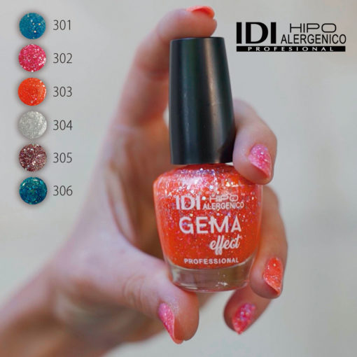 Esmalte Idi Makeup Gema Effect 302 Indian Pink - Imagen 2