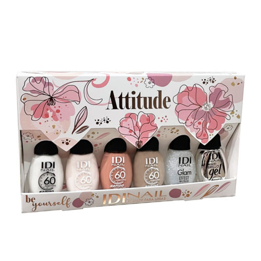 Kit de esmaltes Idi Makeup Attitude Nude