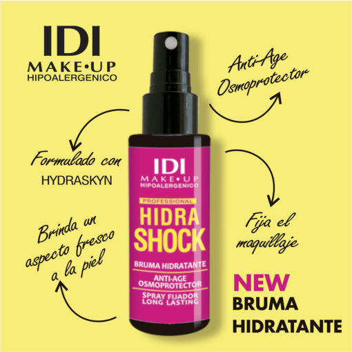Bruma Fijadora Idi Makeup Hidra Shock - Imagen 2