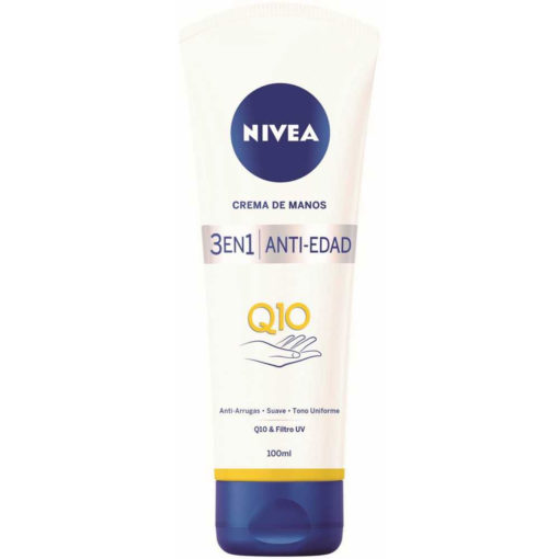 Crema para Manos Nivea 3 en 1 Antiedad Q10