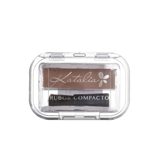 Rubor Compacto con brocha Katalia  3 Perlado
