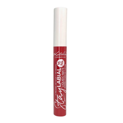 Labial Líquido Matte Katalia Stay Rosa Intenso