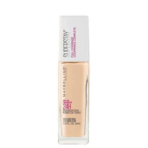 Base Liquida Maybelline Super Stay 24 hs Full Coverage Light Beige