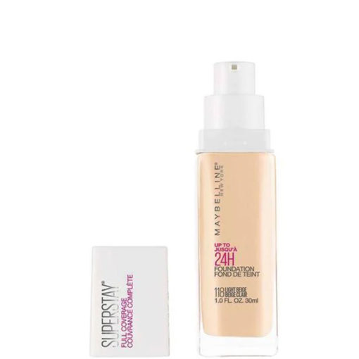 Base Liquida Maybelline Super Stay 24 hs Full Coverage Light Beige - Imagen 3