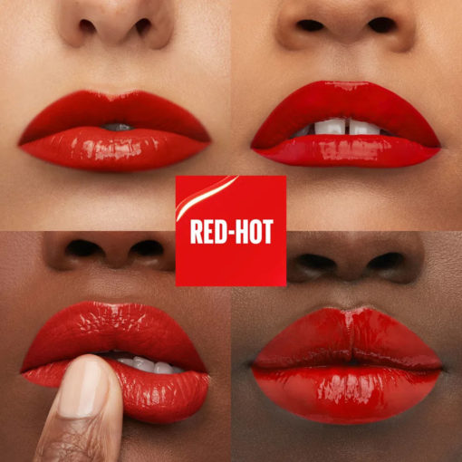 Labial Líquido Maybelline Superstay Vynil Ink Red Hot - Imagen 4