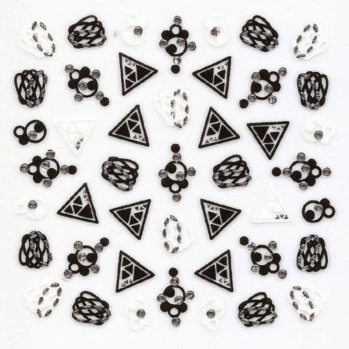 Stickers Blanco y Negro Jessamy Varios Modelos Blanco y Negro