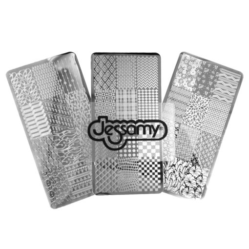 Stamping Plate + Scraper Nail Jessamy  Modelo Variado