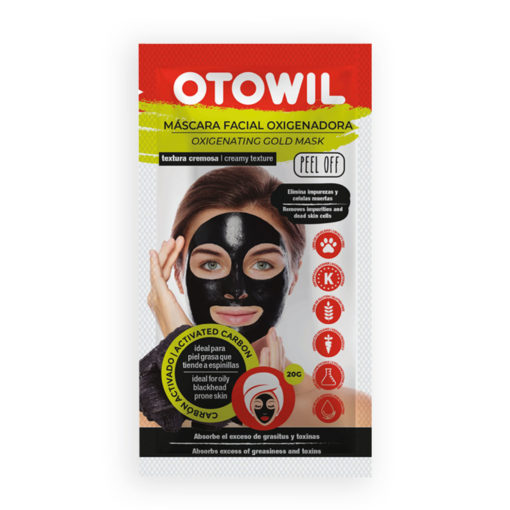 Máscara Facial Peel Off Otowil  Carbón Activado