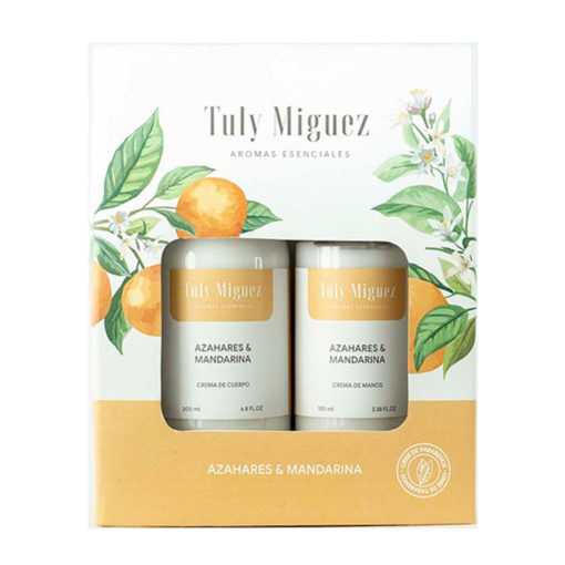 Gift Box Crema de cuerpo + Crema de Manos Tuly Miguez  Azahares y Mandarina