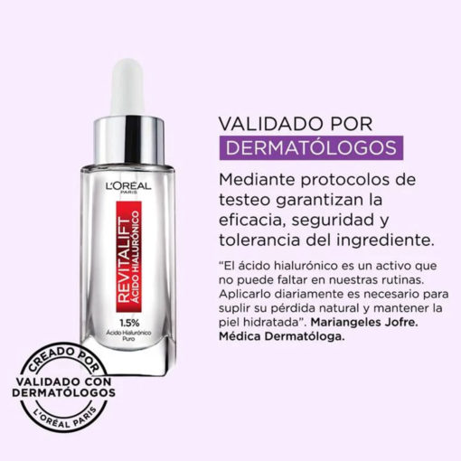 Serum facial Loreal Paris Revitalif Acido Hialuronico - Imagen 4