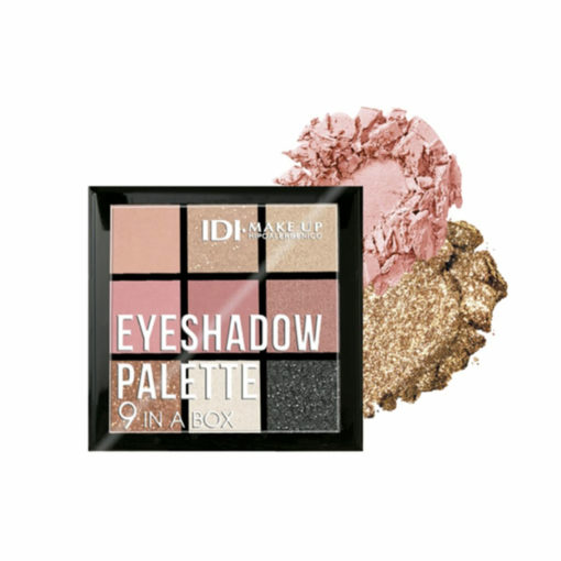 Paleta de Sombras Idi Makeup 9 in a Box 02 Nude