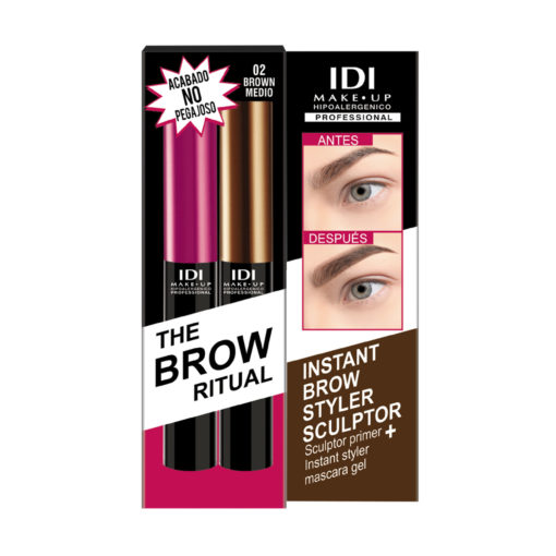 Gel para cejas Idi Makeup The Brow Ritual 02 Brown Medio
