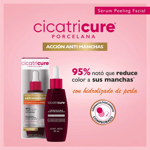 Serum Peeling Facial Cicatricure  Porcelana Anti Manchas - Imagen 4