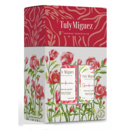 Estuche Crema de Manos + Crema Corporal Tuly Miguez Aromas Esenciales Gardenia