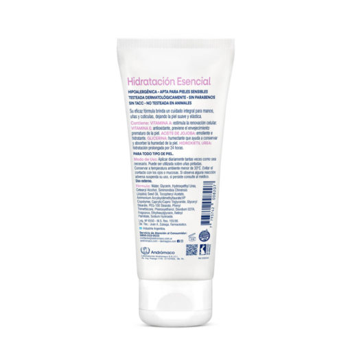 Crema de Manos Dermaglos  Hidratación Esencial - Imagen 2