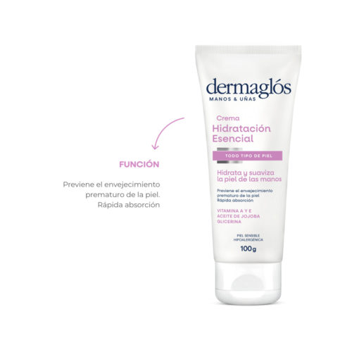 Crema de Manos Dermaglos  Hidratación Esencial - Imagen 3