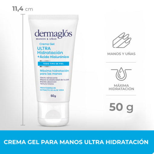 Crema Gel de Manos Dermaglos  Ultra Hidratación - Imagen 4