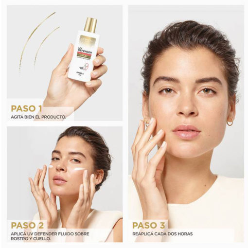 Protector Solar Facial L'Oreal París UV Defender FPS 50+ - Imagen 6