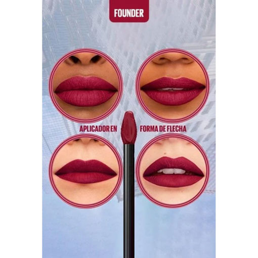 Labial Liquido Maybelline Super Stay Matte Ink Music Collection Founder - Imagen 5