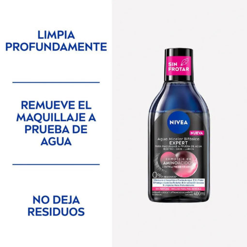 Agua Micelar Bifásica Nivea Expert - Imagen 2
